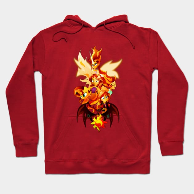 Sunset Shimmer Hoodie by Ilona's Store